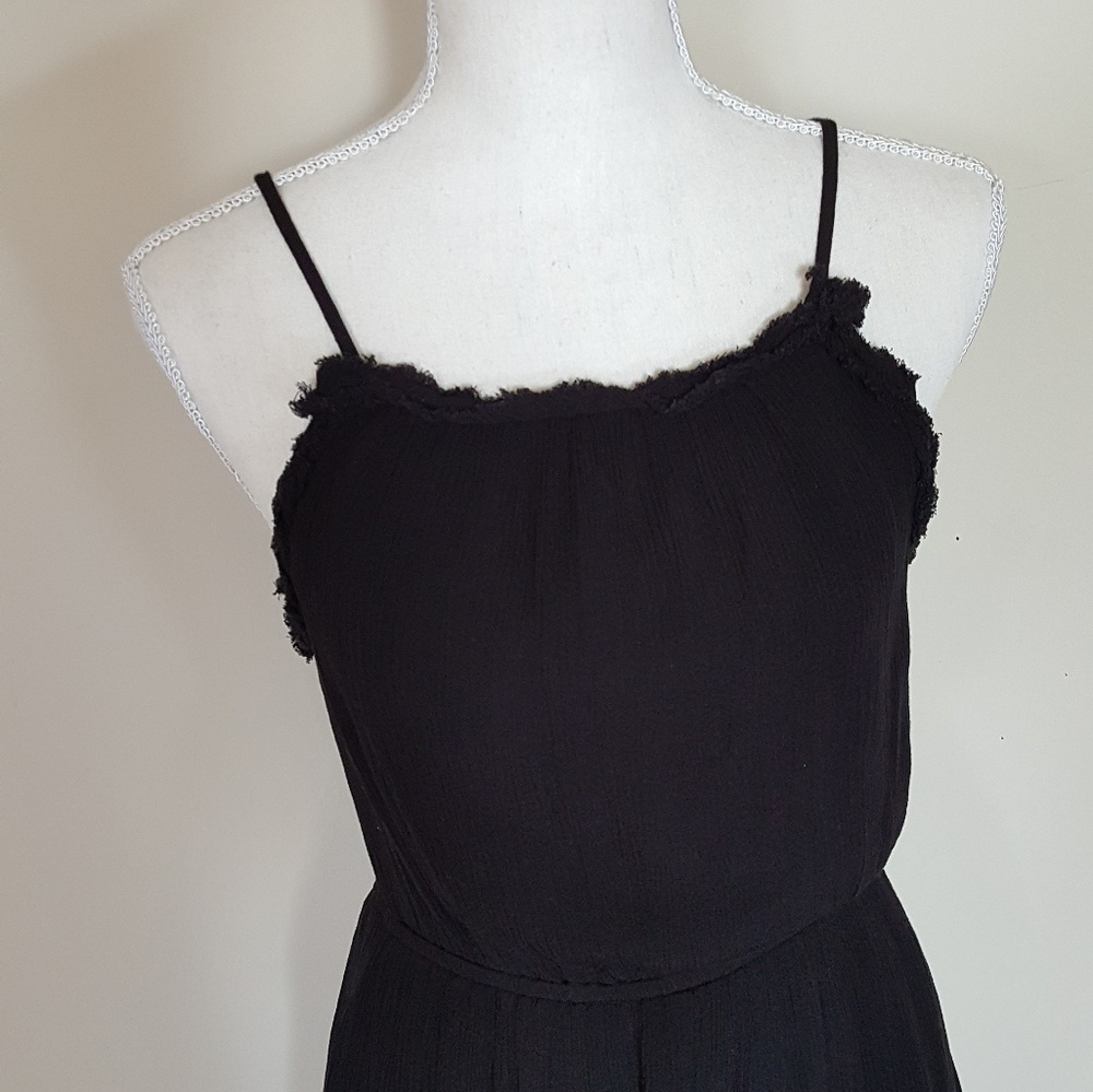 BCBG Black Baby Doll Dress Sz. Xs - Picture 5 of 7